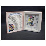 Lorus Mickey & Minnie Brave Little Tailor Clock