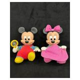 '97 Mattel Baby Mickey & Minnie Touch N Surprise