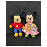 VTG Knickerbocker Minnie & Mickey Mouse Club Duo