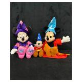 Disney Sorcerer Mickey Pair & 2013 Magic Minnie