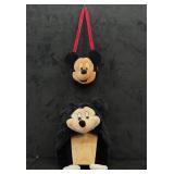 Mickey Pillow Pet Plush Hat & Big Face Purse