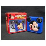 Vtg 1980s Radio Shack Disney Mickey Mouse AM Radio