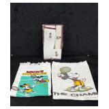 Mickey Mouse Fringed Towels & Tennis Gift Set