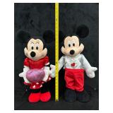 Pink Valentine's Mickey & Minnie Greeter Pair