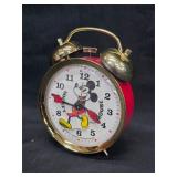 Vtg 1970's Bradley Mickey Mouse Alarm Clock