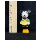Antique 1930's Japan Bisque Mickey & Bowl Figurine