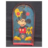 Antique 1930's Disney Mickey Mouse Bagatelle Game