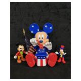 Patriotic Uncle Sam Mickey Bubble Blower & Toys