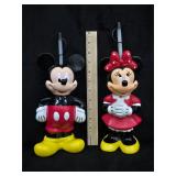 Vintage Monogram Mickey & Minnie Big Sippers 10ï¿½