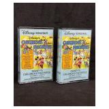 2 pc VTG Disney Song Tapes Children's Favorites