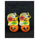 VTG Sealed Mickey Mouse Orange Sipper Cup Pair