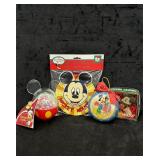 VTG Disney Christmas Ornaments & Decor 5 pc