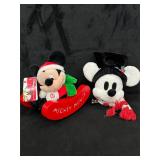Mickey Animated Sleigh Pal & Plush Door Hanger Set