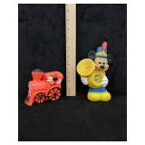 Mickey's Loco Train & Marching Band Blow-mold Toys
