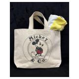 VTG Mickey & Co. Canvas Tote Bag & Minnie Towel
