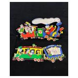 VTG Disney Casey Jr. Wall Decor 4 Piece Set