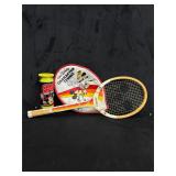 VTG Mouse-Ka-Masters Racket, Cover & Penn Can