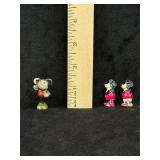 Lot of 3 VTG Japan Bisque Celluloid Mickey Charms