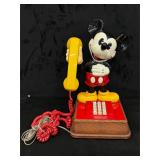1976 VTG ATC AT&T Mickey Woodgrain Desk Phone