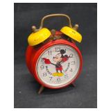 Vintage Bradley Mickey Mouse Manual Wind Up Clock