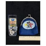 Mickey Mouse Faux Fur Coin Purse & Guitar Picks