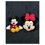 Disney Backpack Pair ï¿½ 3D Minnie & Mickey Plush