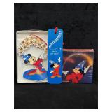 VTG Sorcerer Mickey Puzzle Bookmark & Ornament Set