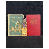 VTG School Days, Mickey 50th Books and Bookmark