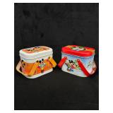 Mickey & Minnie Tins 80ï¿½s Mousercise/Ice Skating