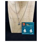 Disney Mickey Unlimited Earrings & Necklace Set