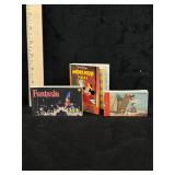VTG Disney Miniature Storybook & Flip Book Trio