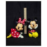 Fab NY Mickey & Minnie Mouse Ceramic Banks 7ï¿½