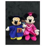 Vtg '93 Grad Night Mickey & Pink Grad Minnie Lot