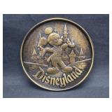 Vintage Disney Mickey Mouse Brass Coaster
