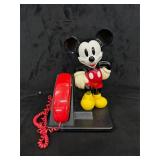 1980s Vintage Mickey Leaning Desk Telephone