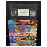 Lot of 8 DBZ World Tournament & Buu VHS Saga