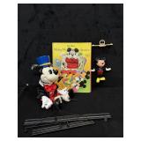 VTG Mickey Marionettes & Puppet Book Set