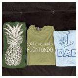 Lot of 3 Medium Tees