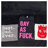 Lot of 3 Small Tees