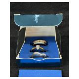 2006 AVON Gold-Tone Marquise Ring Set Size 8
