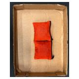 Polished Crystal Chips & Embroidered Pouches