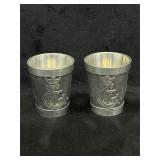 Mullingar Irish Pewter Shot Glasses