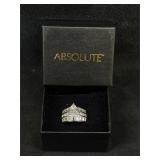 Absolute Marquise-Cut CZ Bridal Ring 925