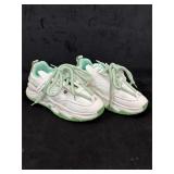 White & Mint Green Chunky Rope Sneakers Sz 41