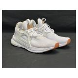 Puma White & Tan Athletic Running Shoes (Size 8.5)