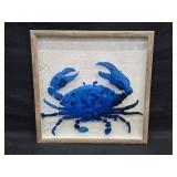 Lowe's Framed 17'x17' Watercolor Blue Crab Art