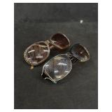 Lot of 2 Rhinestone Y2K Fashion Sunglasses