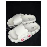 New Sole Mates White Cloud Size 9 Slide Sandals