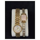 Two Vintage Seiko & Timex Women's Watches