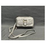 B.O.C. Embossed Floral Crossbody Wallet Bag